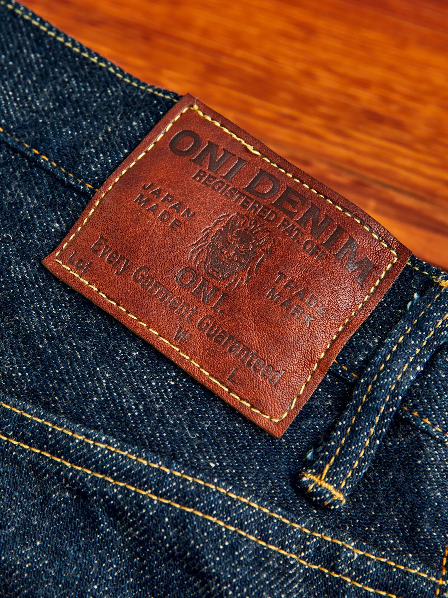 246ZR-KABEG "Secret Kabuki" 20oz Selvedge Denim - Clean Straight Fit