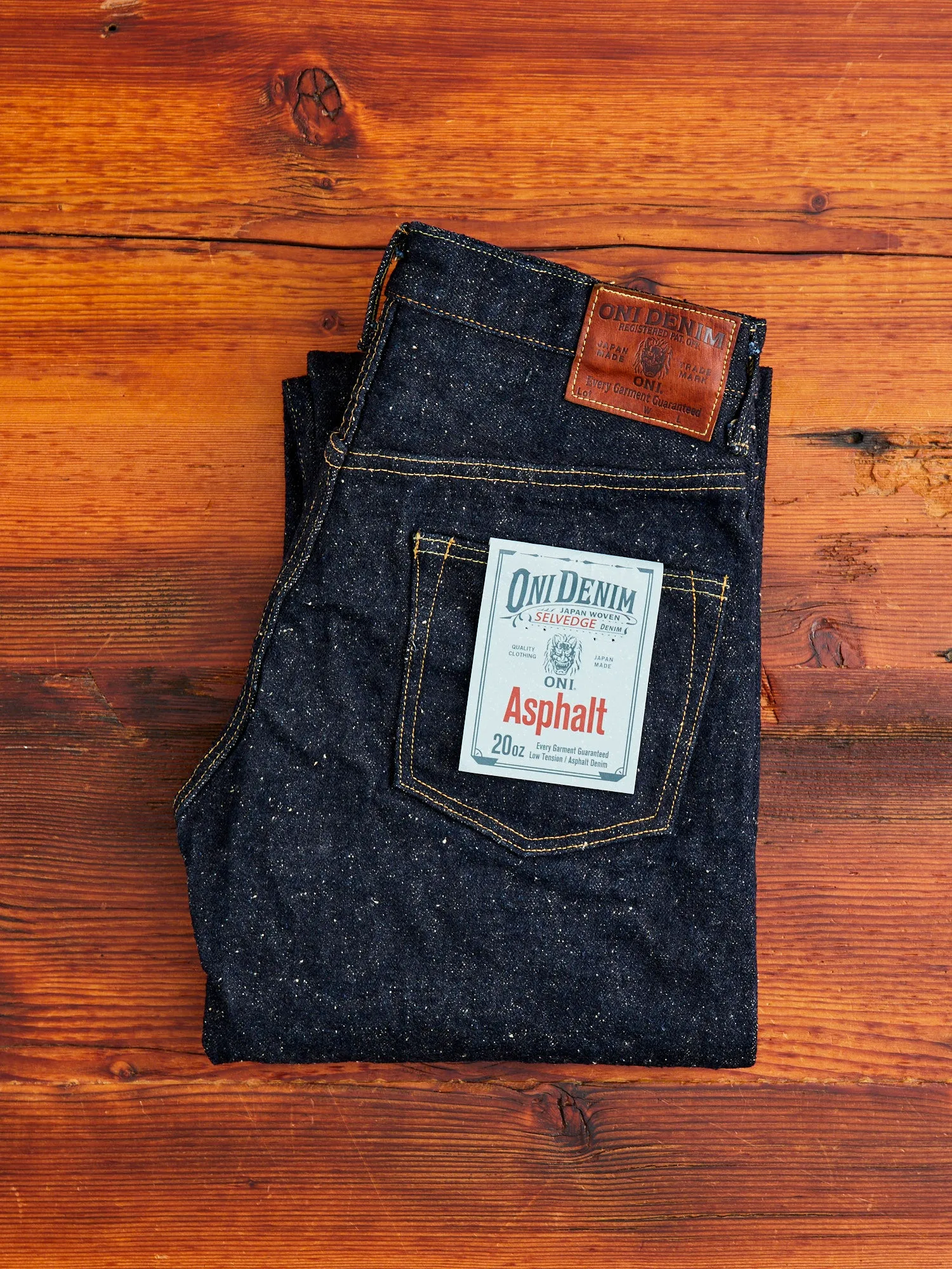 266 "Asphalt" 20oz Selvedge Denim - Regular Straight Fit