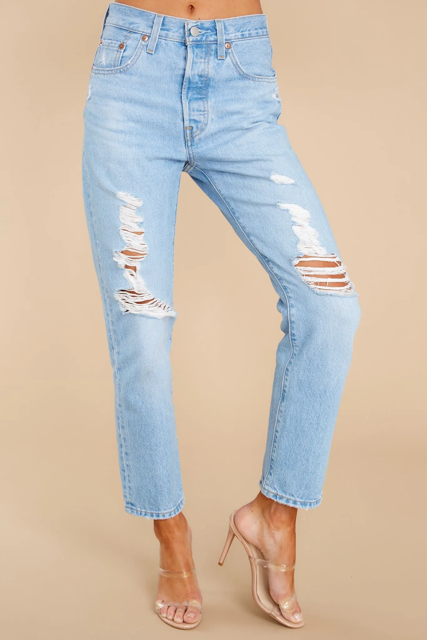 501® Original Cropped Jeans In Ojai Ring