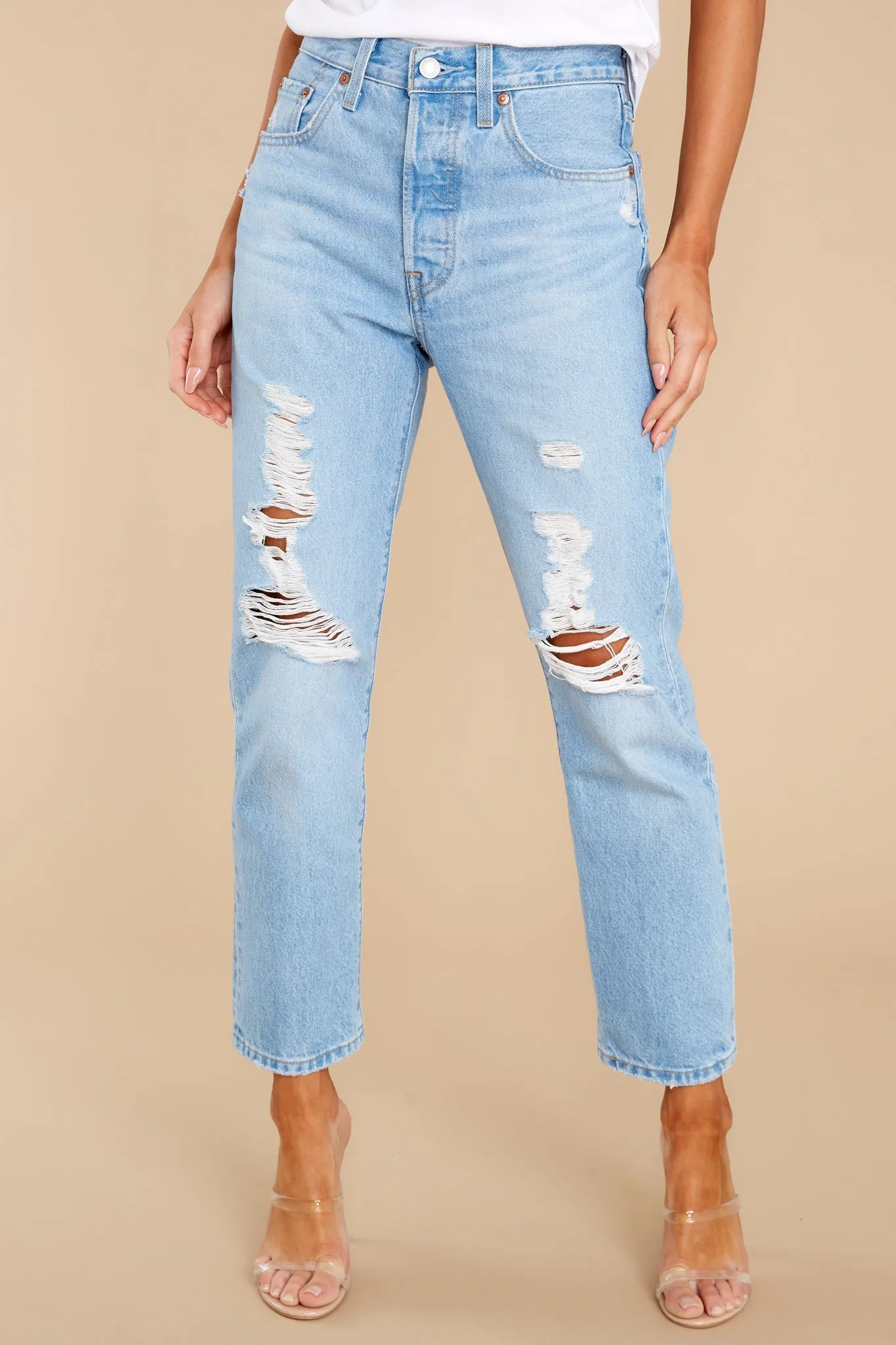 501® Original Cropped Jeans In Ojai Ring