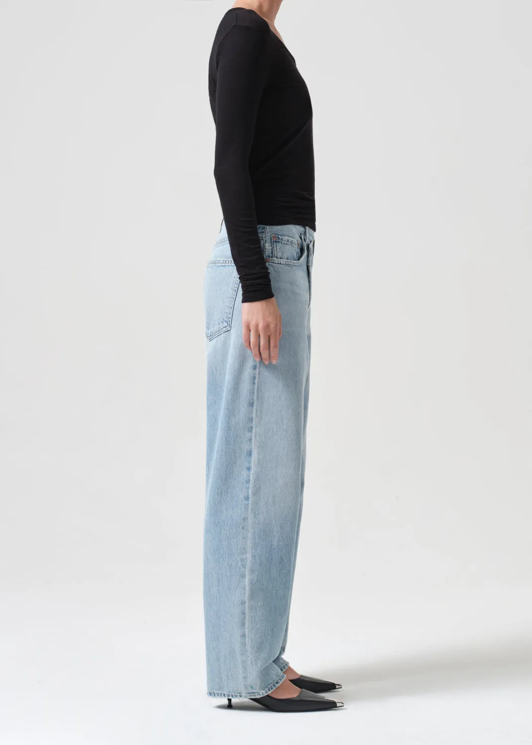 Agolde Criss Cross Upsized Jean in Wired