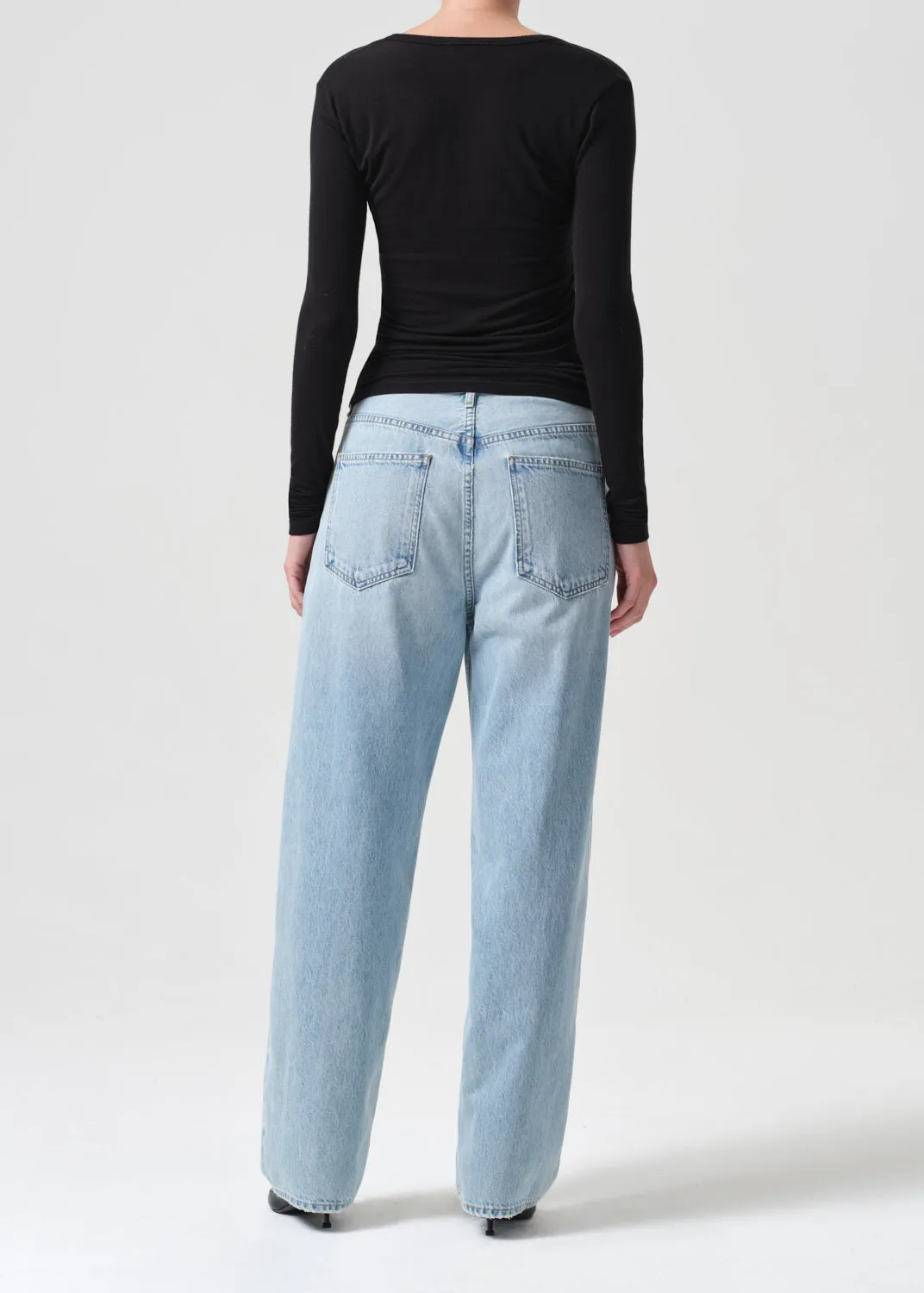 Agolde Criss Cross Upsized Jean in Wired