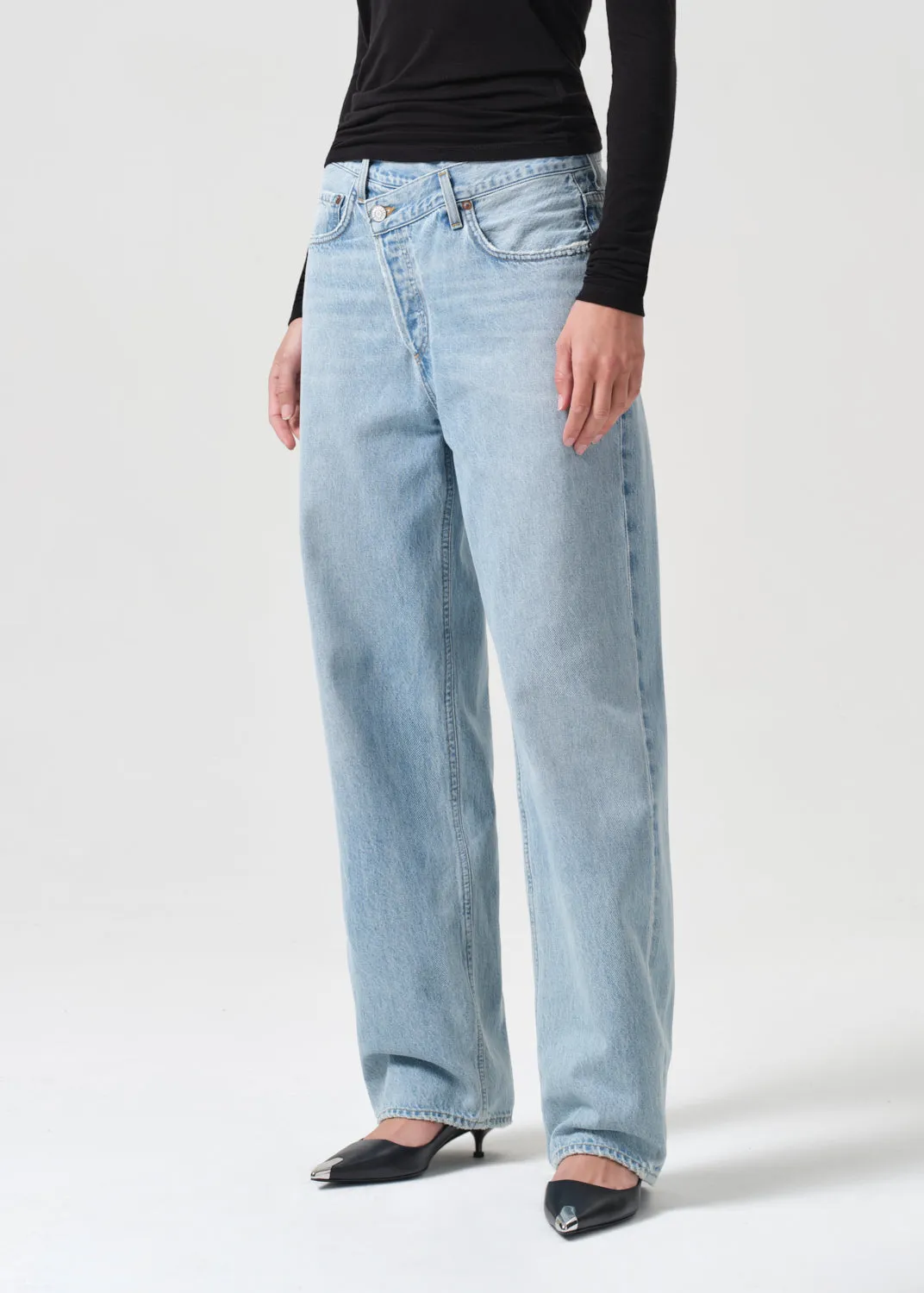 Agolde Criss Cross Upsized Jean in Wired