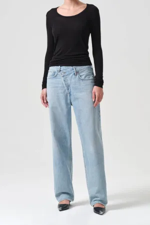 Agolde Criss Cross Upsized Jean in Wired