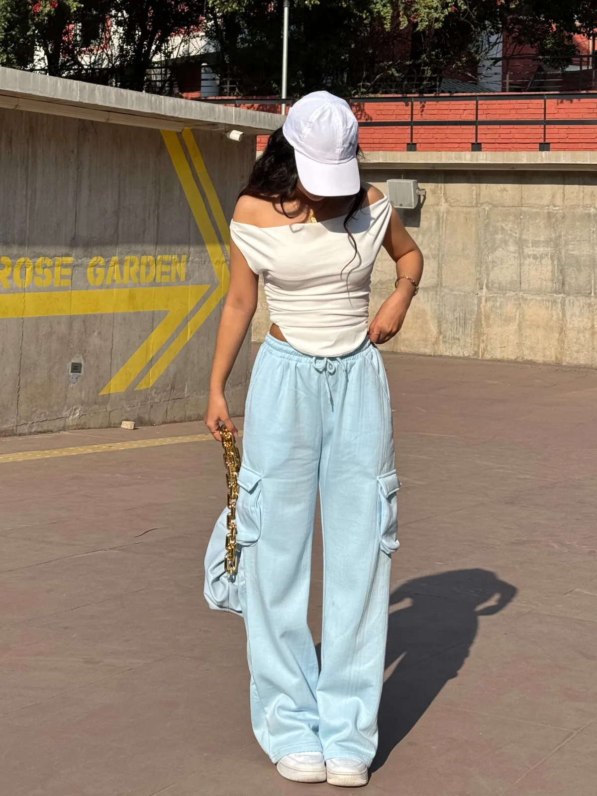 Amelia Blue cargo pants