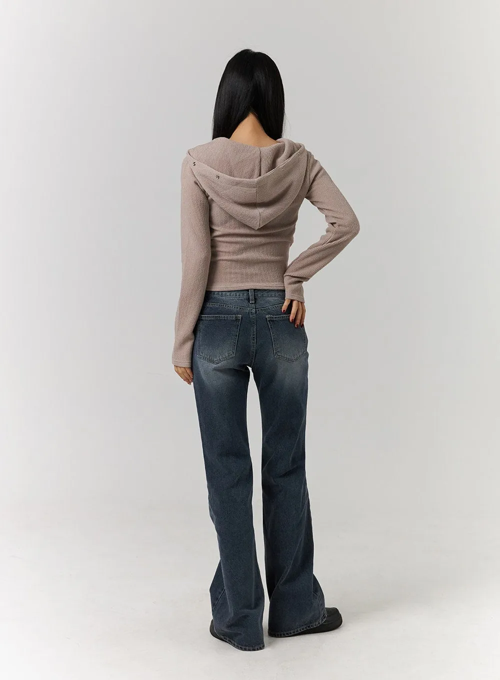 Asymmetrical Hooded Top CD329