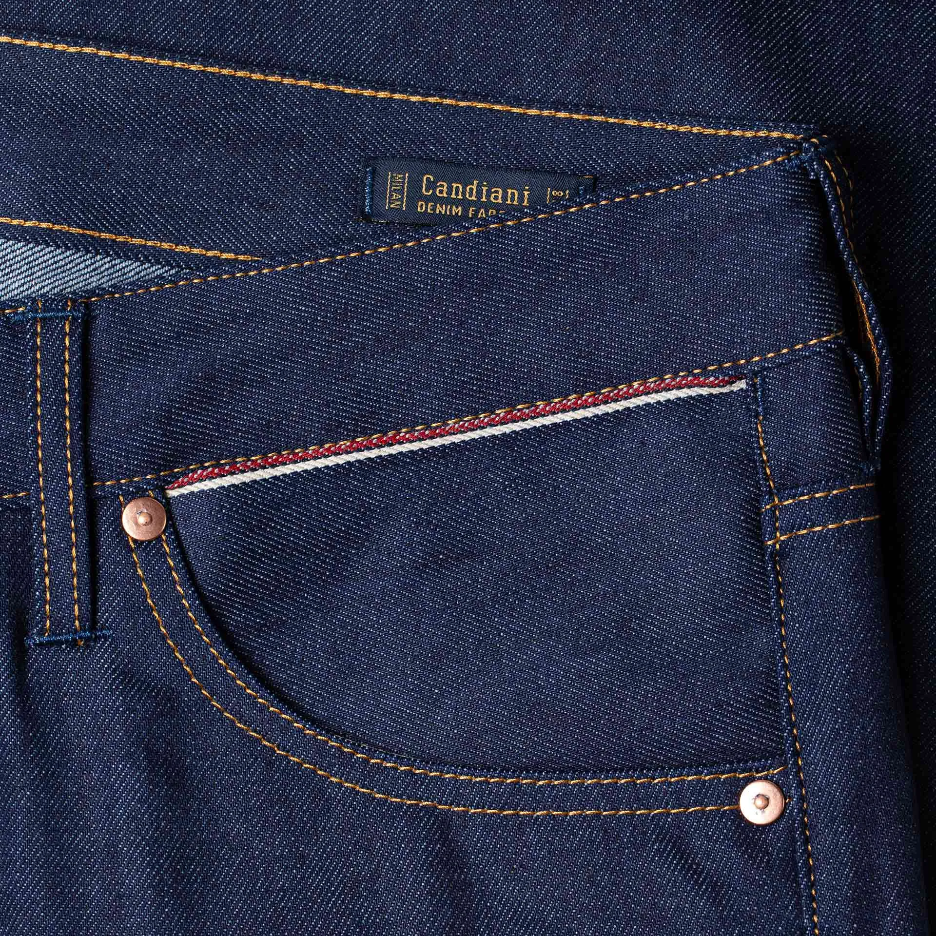 B-01 SLIM 13 oz. indigo eco selvedge