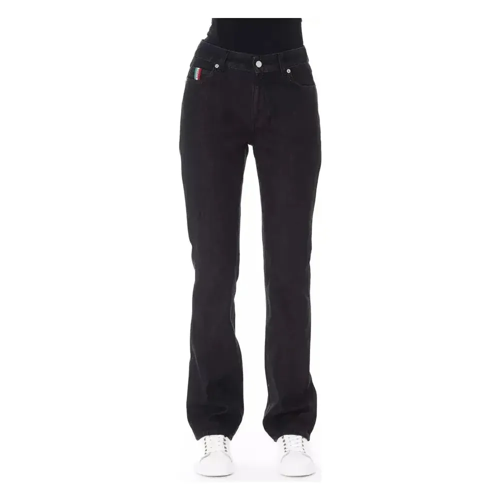 Baldinini Trend Black Cotton Women Jean