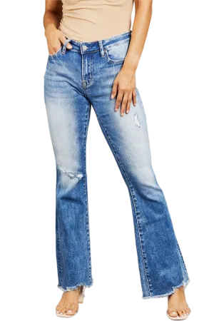 BAYEAS Izzie Mid Rise Bootcut Jeans