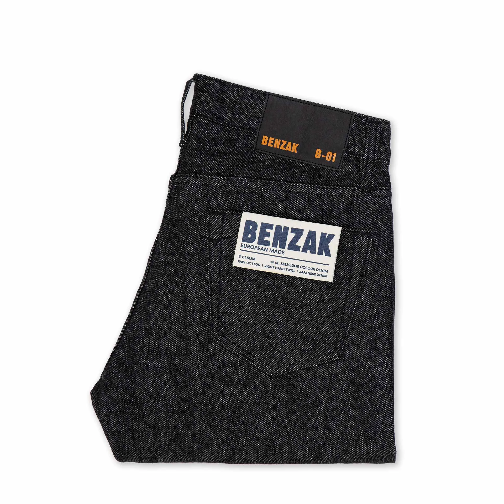 Benzak Denim Developers - B-01 SLIM - 14 oz. Black Selvedge