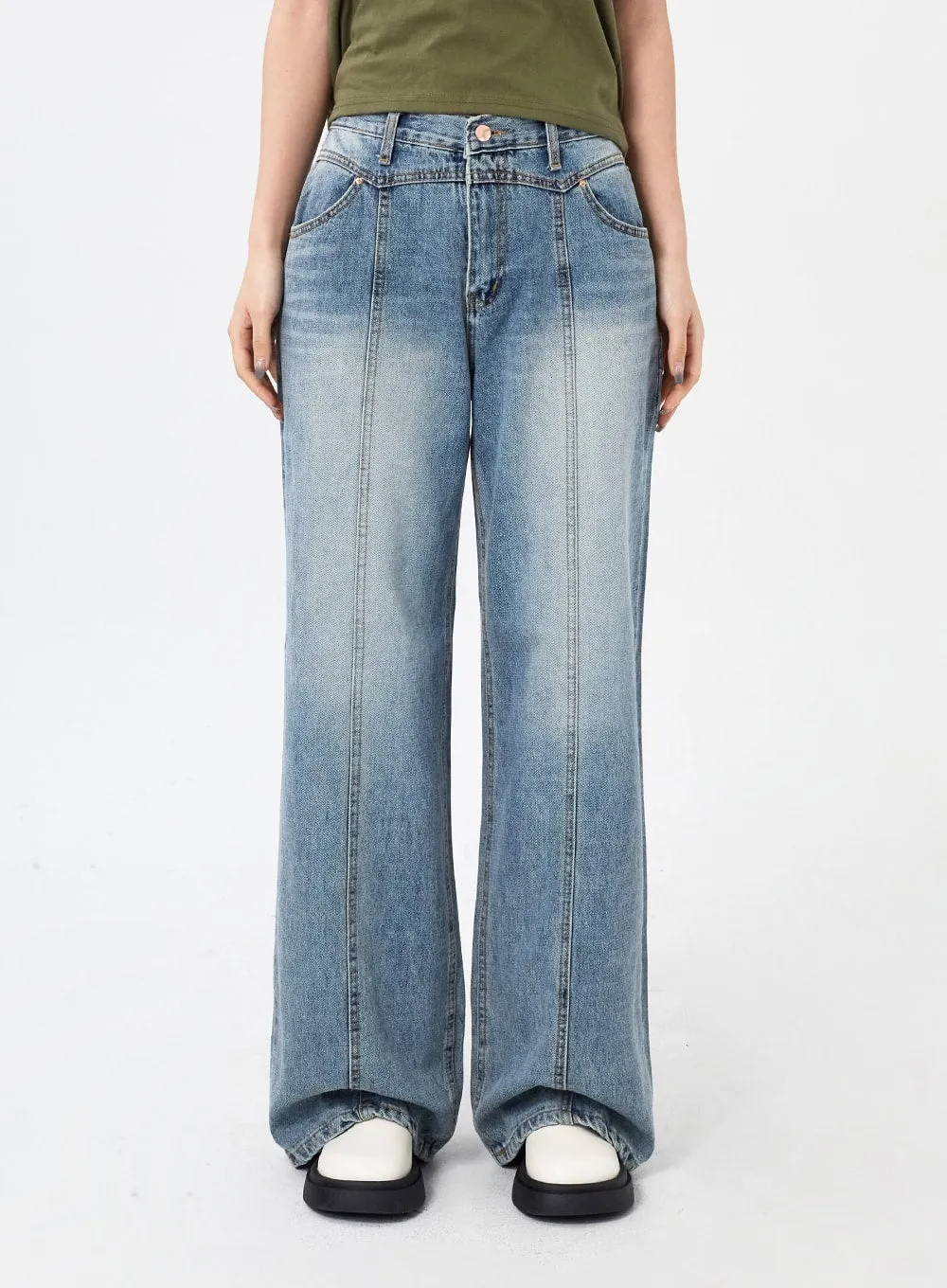 Bootcut Wide Jeans CM317