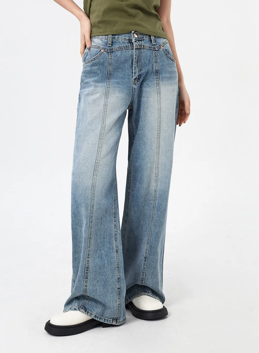 Bootcut Wide Jeans CM317