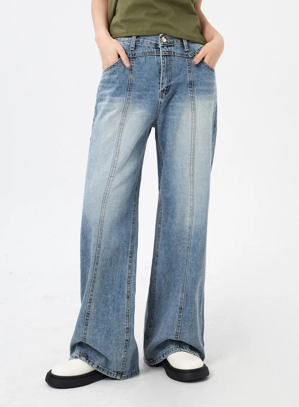 Bootcut Wide Jeans CM317