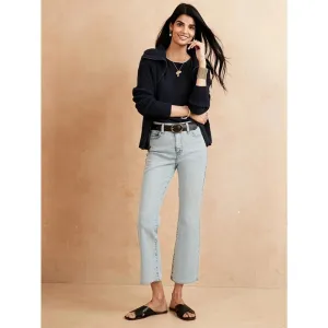 BR Curvy Cropped Bootcut Jean