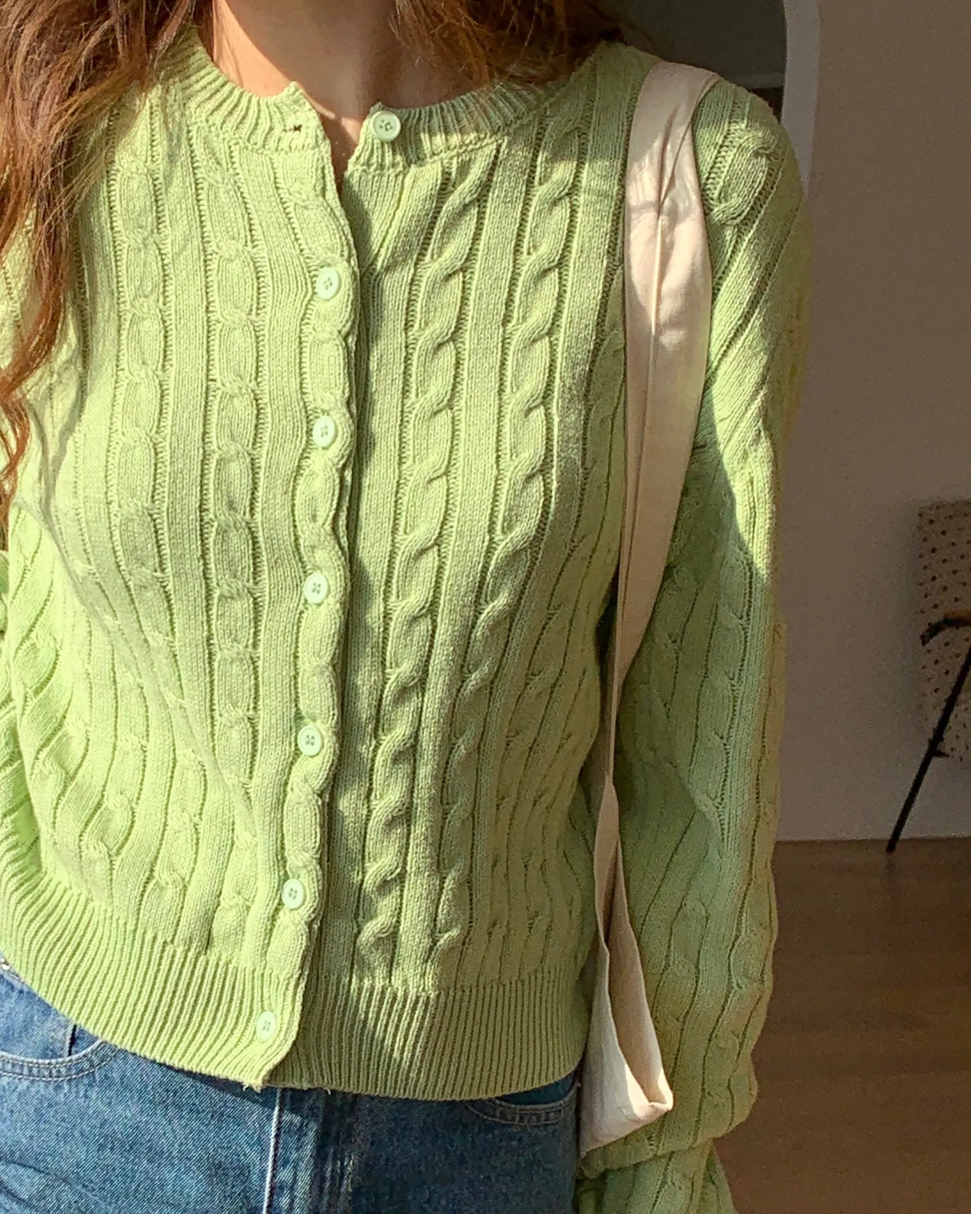 Cable Cardigan