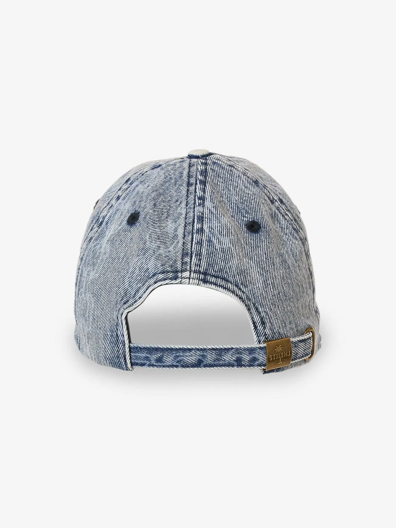 Chain Reaction 6 Panel Cap - Faded Rinse Indigo