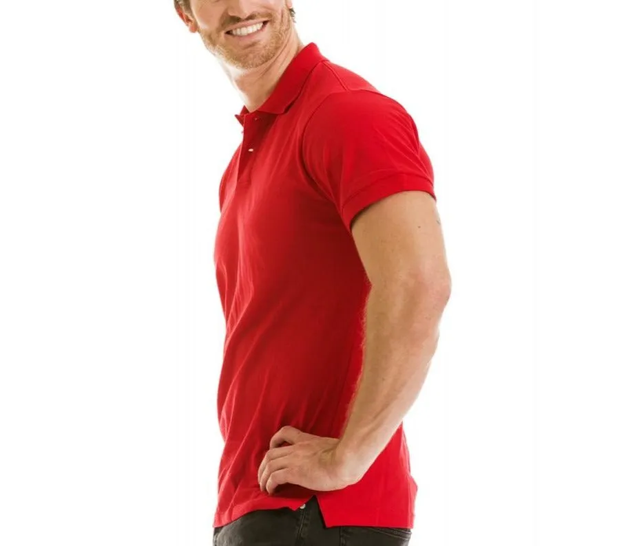 Classic fit polo shirt with 3-button placket 155489