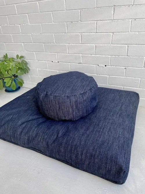 Denim Zabuton & Sit Set