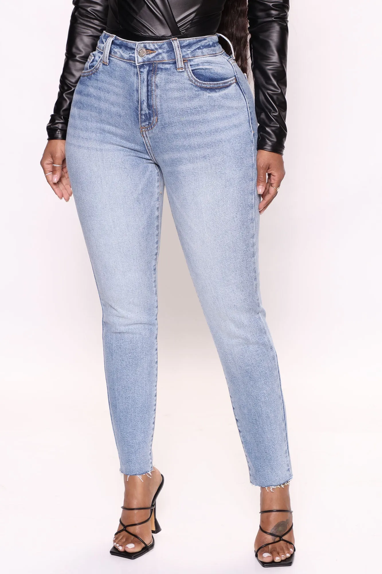 Echo Park High Rise Skinny Jeans - Light Blue Wash