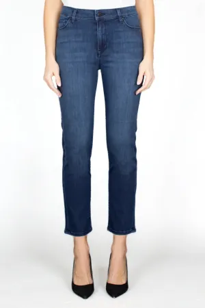 Fidelity Cher Straight Leg Ankle Premium Denim (Piper Blue)