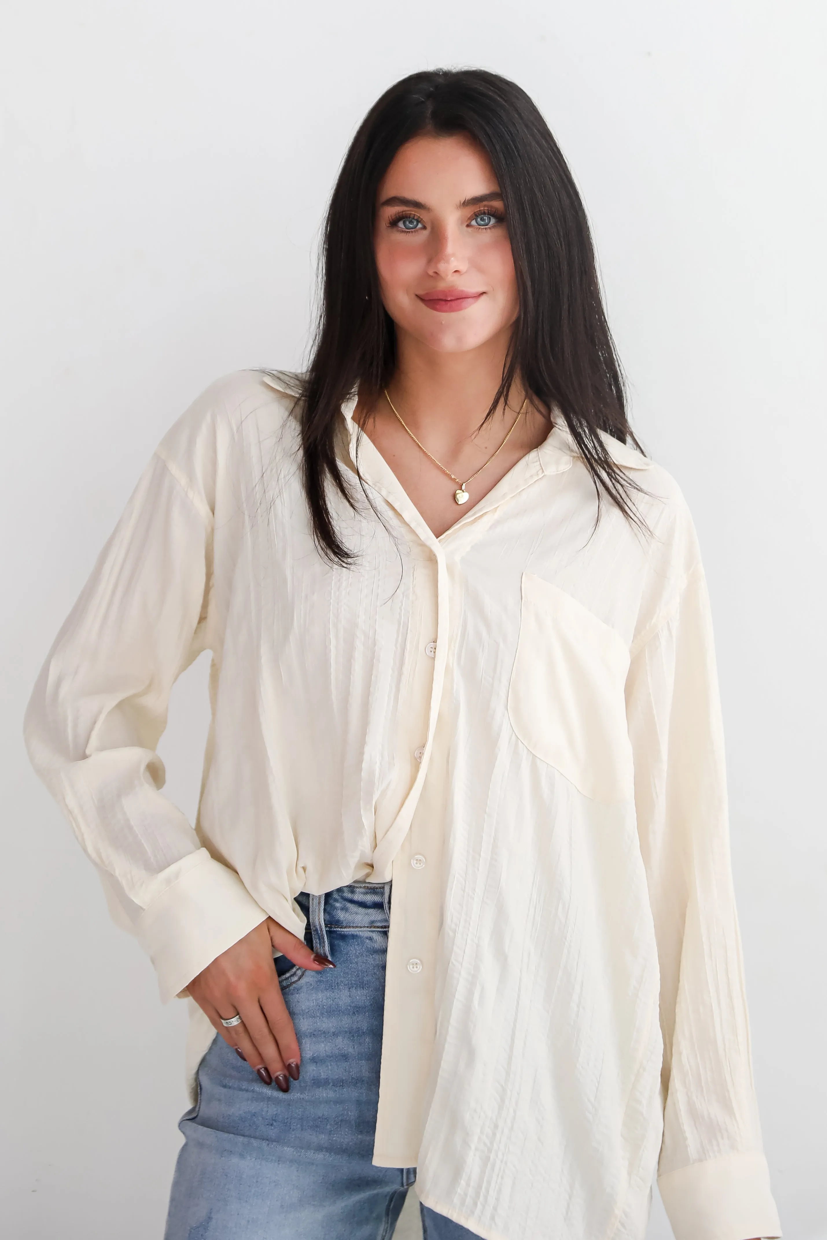 FINAL SALE - Obviously Perfect Button-Up Blouse