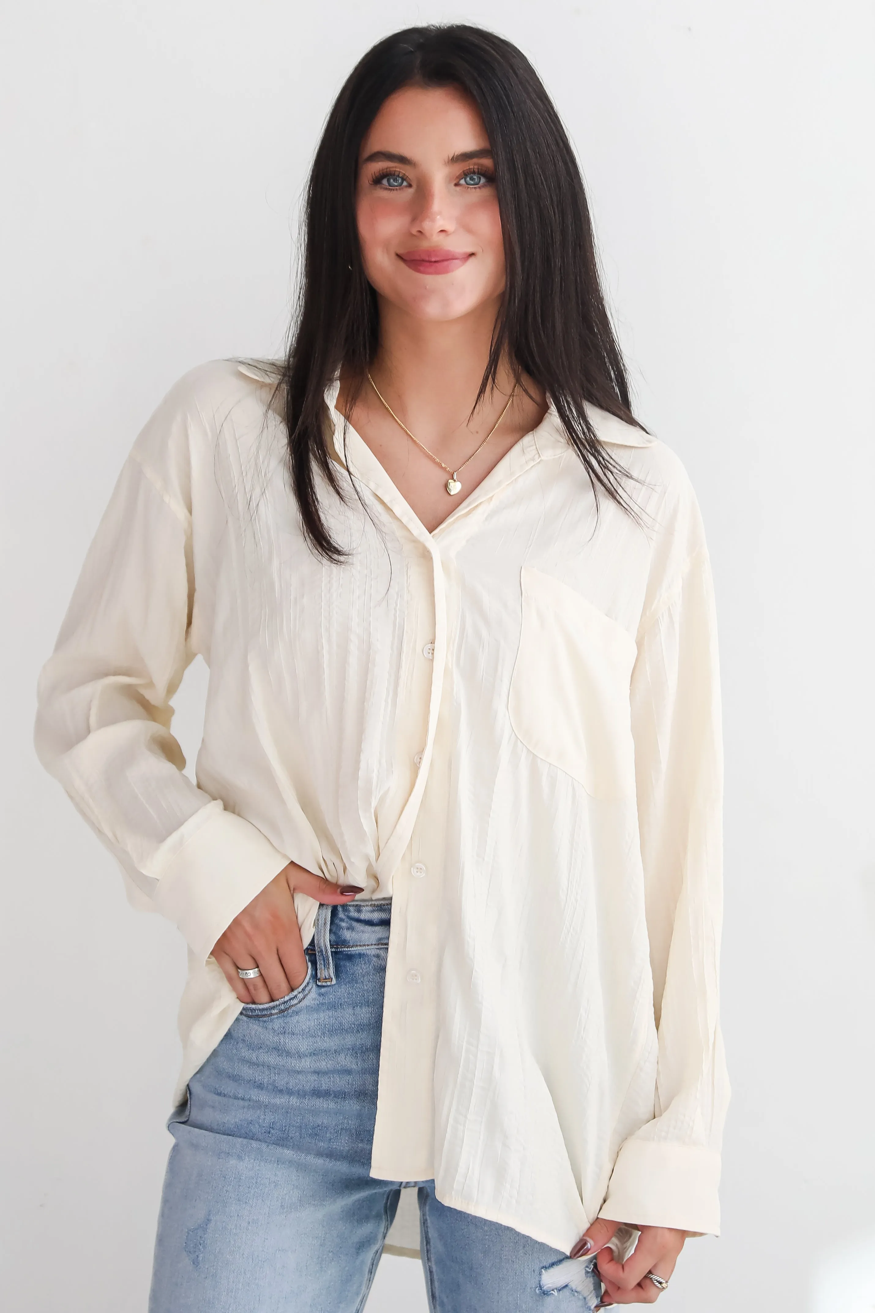 FINAL SALE - Obviously Perfect Button-Up Blouse