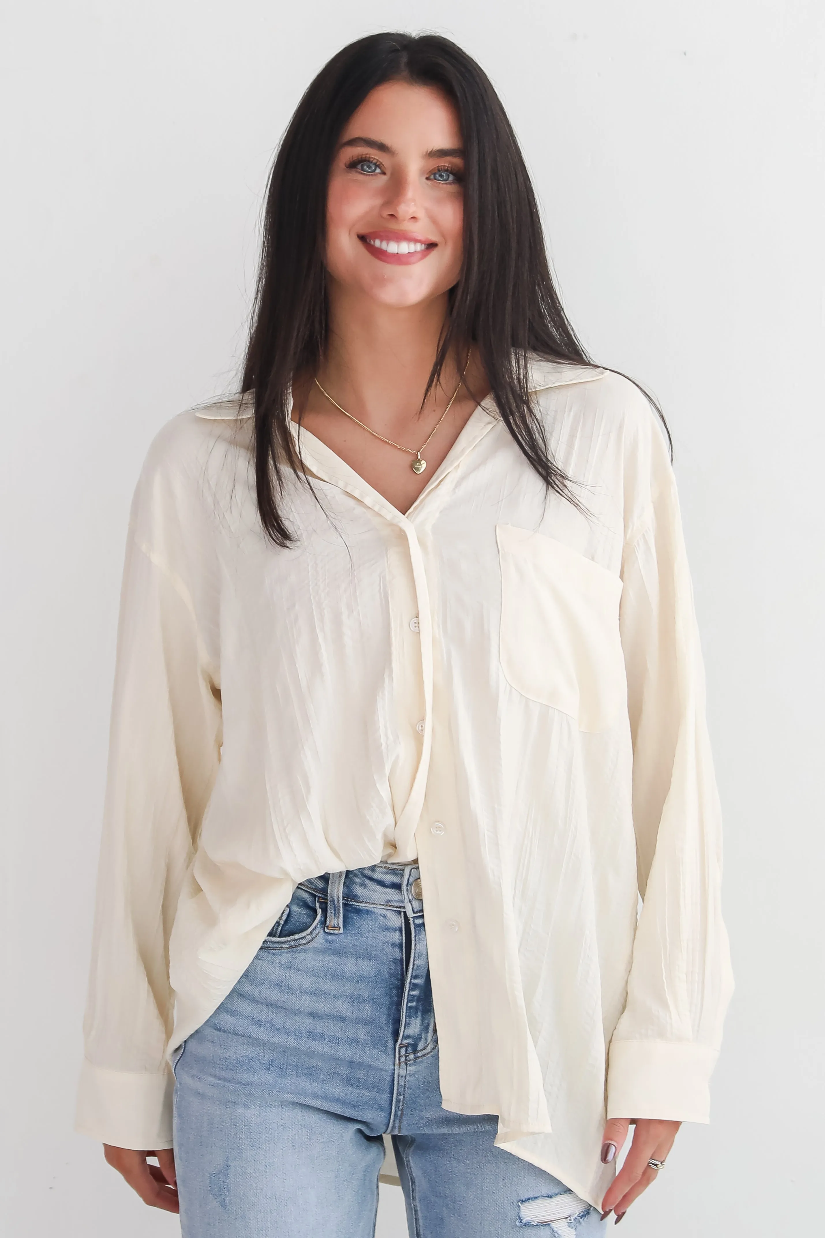 FINAL SALE - Obviously Perfect Button-Up Blouse