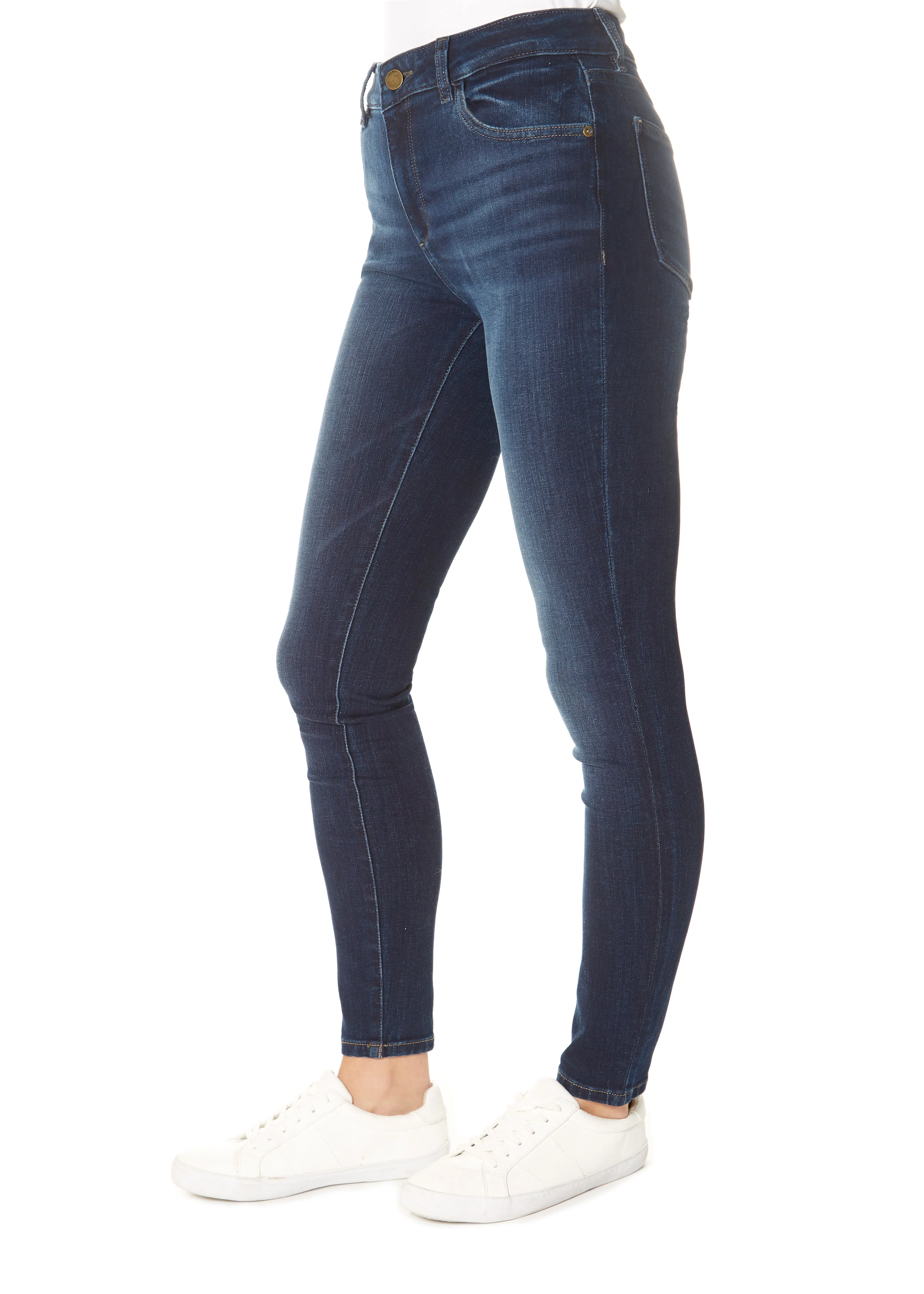 'Florence in Warner' Mid Rise Skinny Jeans