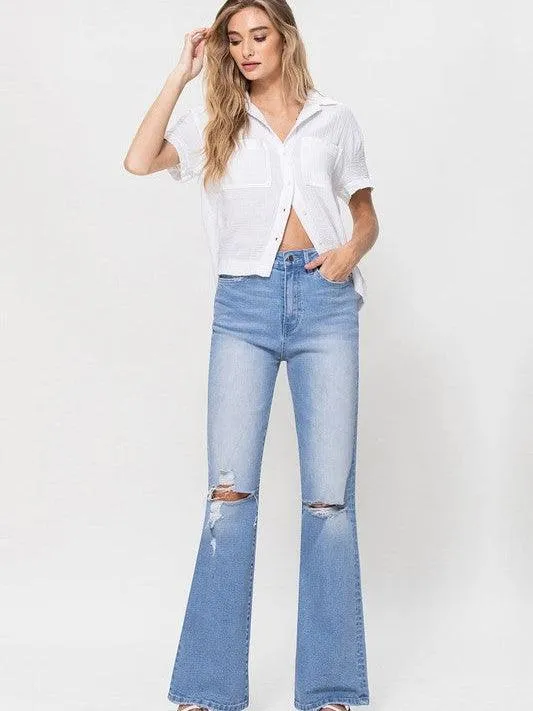 Flying Monkey Life is Better in Jeans High Rise Vintage Flare Jeans