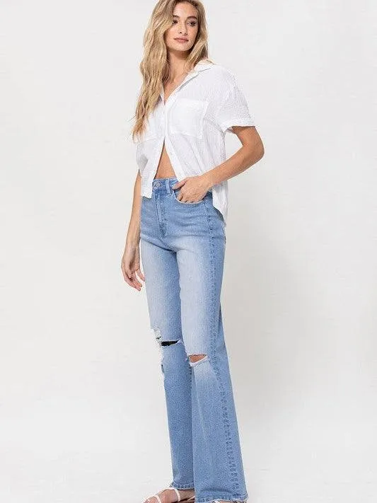 Flying Monkey Life is Better in Jeans High Rise Vintage Flare Jeans