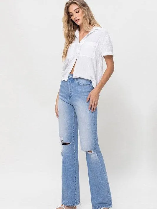 Flying Monkey Life is Better in Jeans High Rise Vintage Flare Jeans