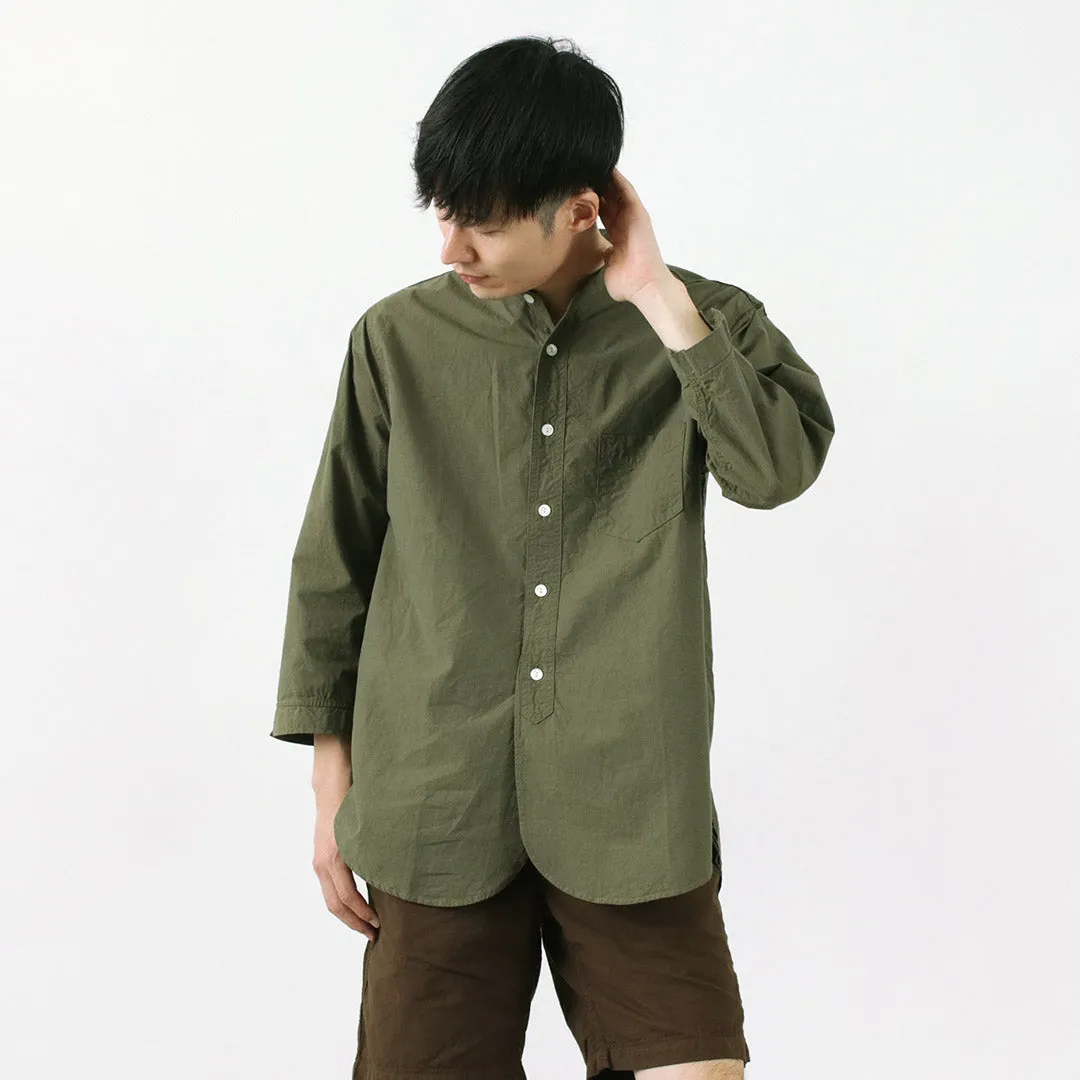 FOB FACTORY / FRC006 military dump band collar shirt