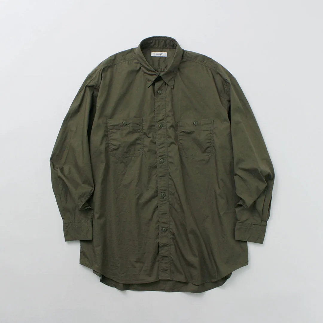 FUJITO / Big Size Work Shirt Broad