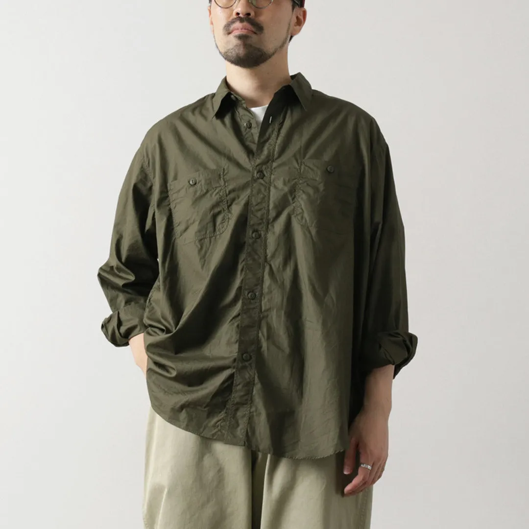 FUJITO / Big Size Work Shirt Broad