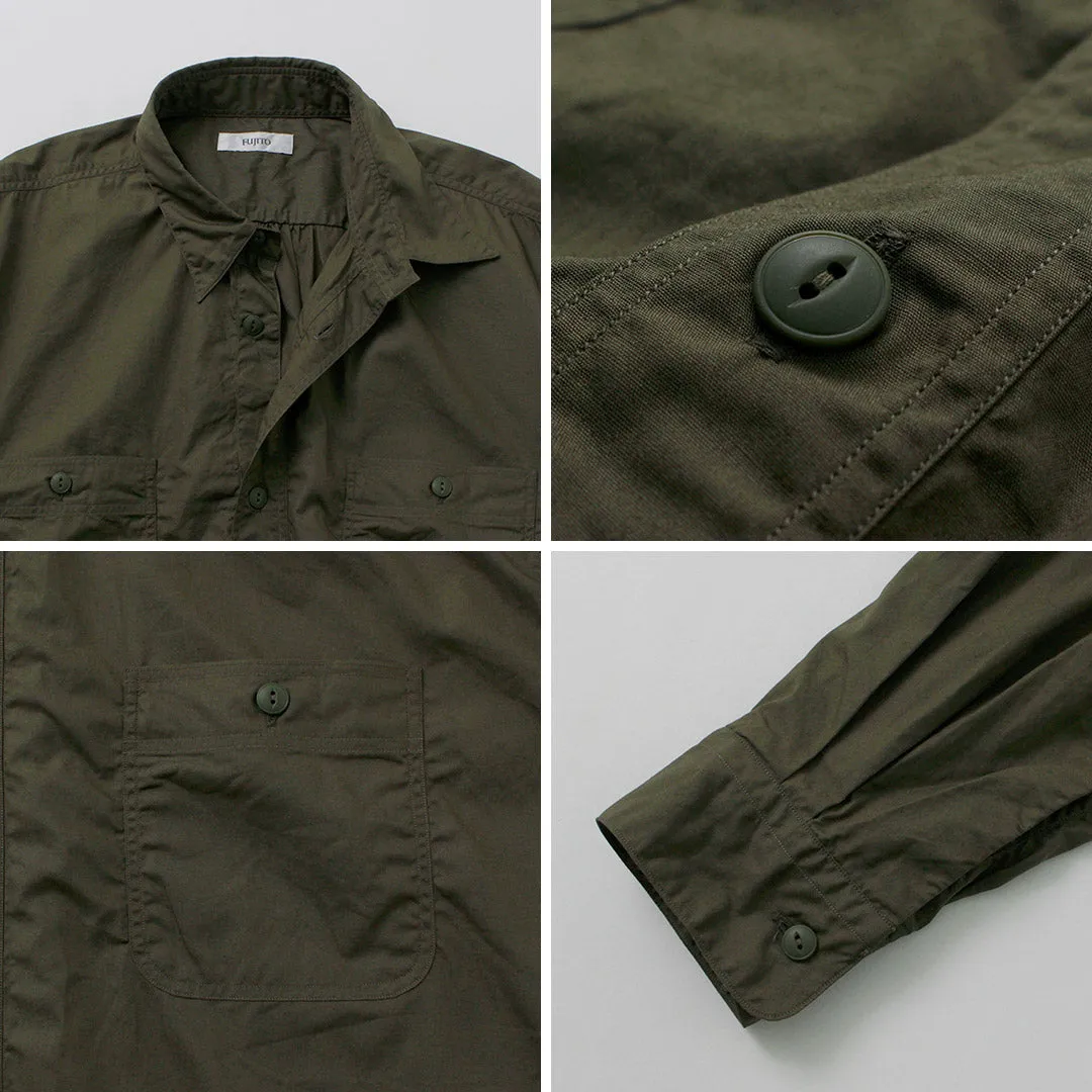 FUJITO / Big Size Work Shirt Broad