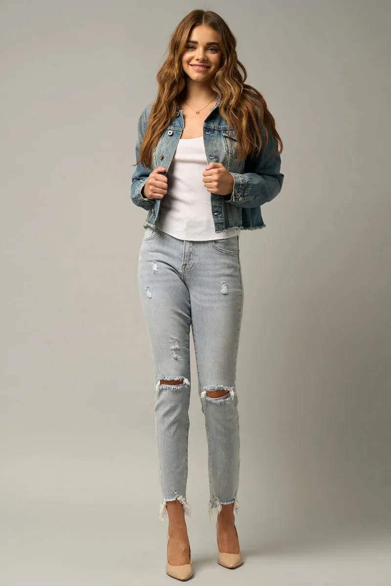 Grace Crop Skinny Jeans