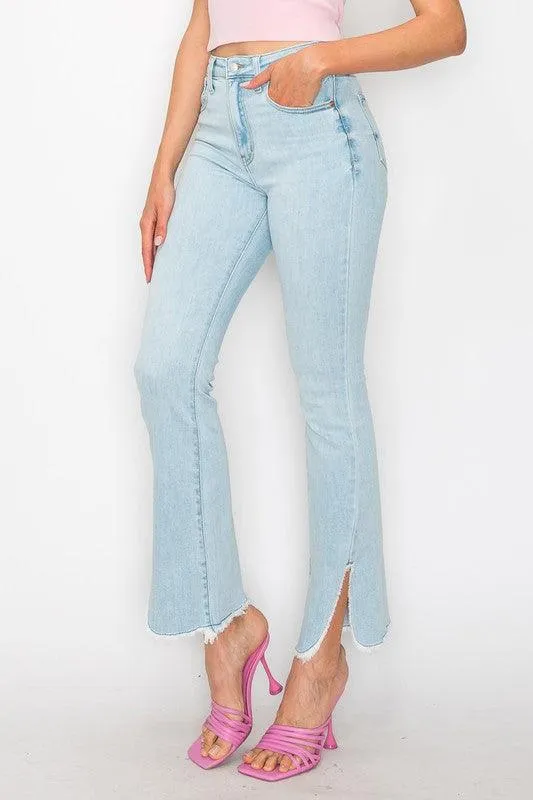 HIGH  RISE BOOT CUT JEANS