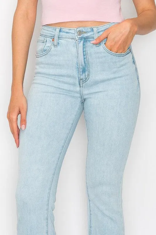 HIGH  RISE BOOT CUT JEANS