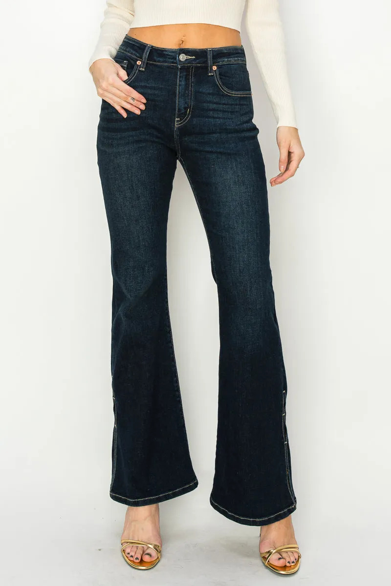 HIGH RISE FLARE JEANS