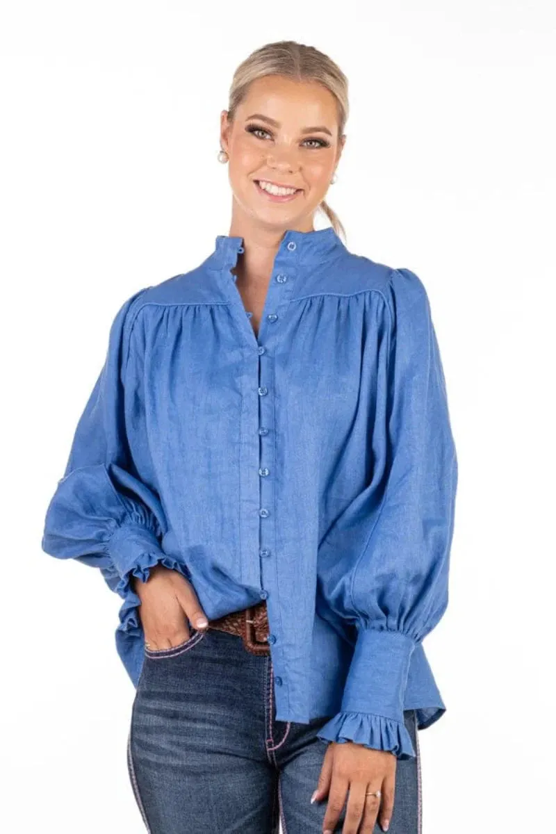 Hitchley & Harrow Top Womens Linen Collection