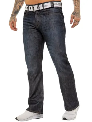 Kruze | Mens Bootcut Denim Jeans