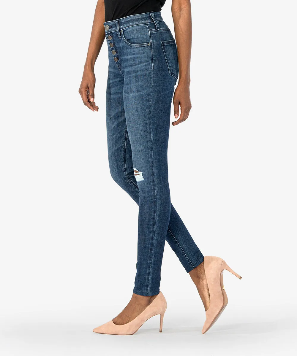 Kut Mia High Rise Skinny Button Fly - Keep