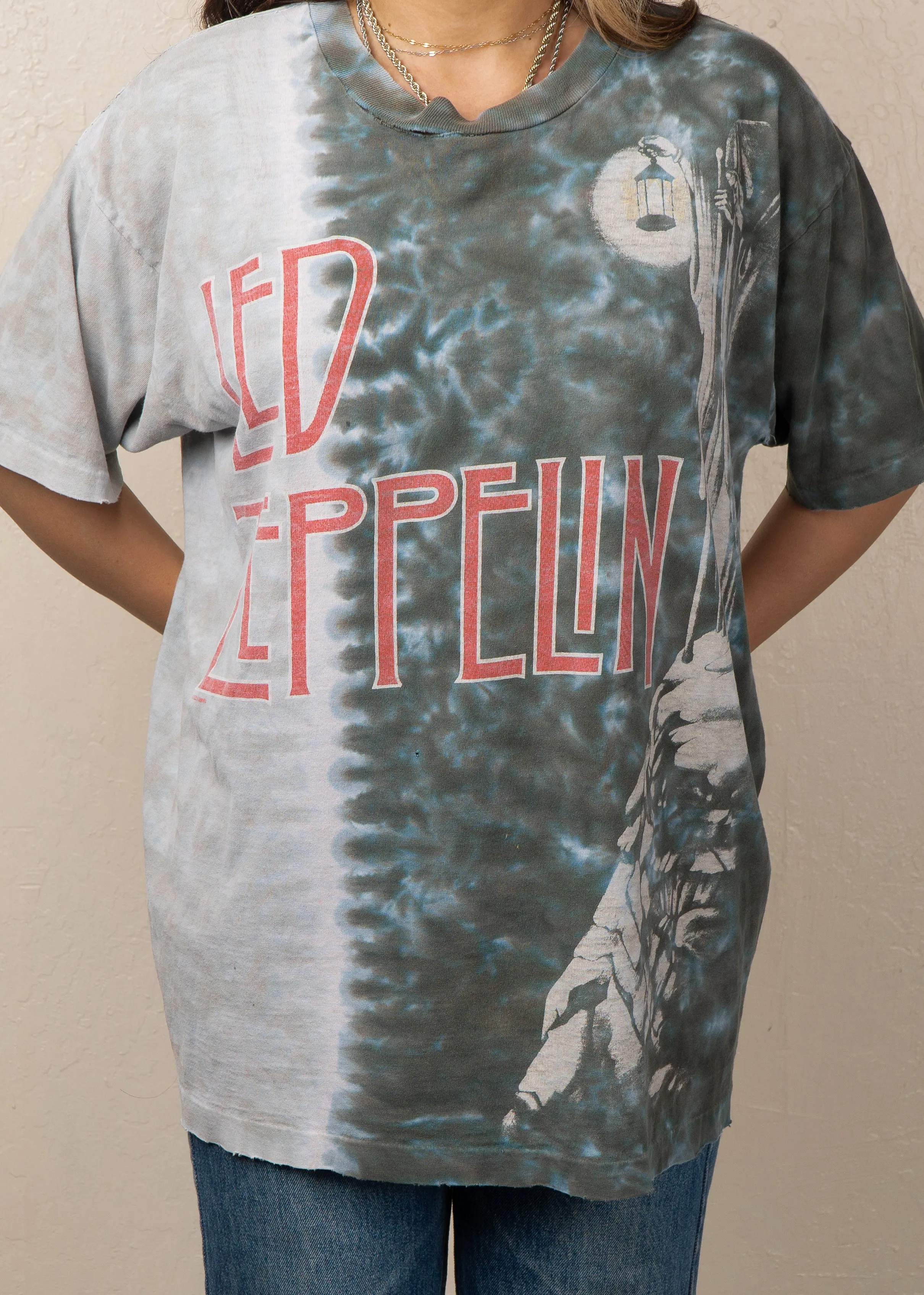 Liquid Blue Vintage Led Zeppelin Tee