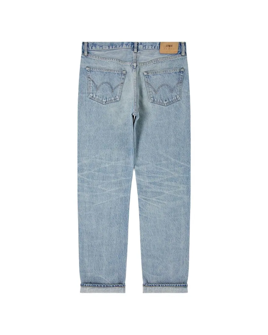 LOOSE STRAIGHT JEANS / EDWIN / BLUE LIGHT USED