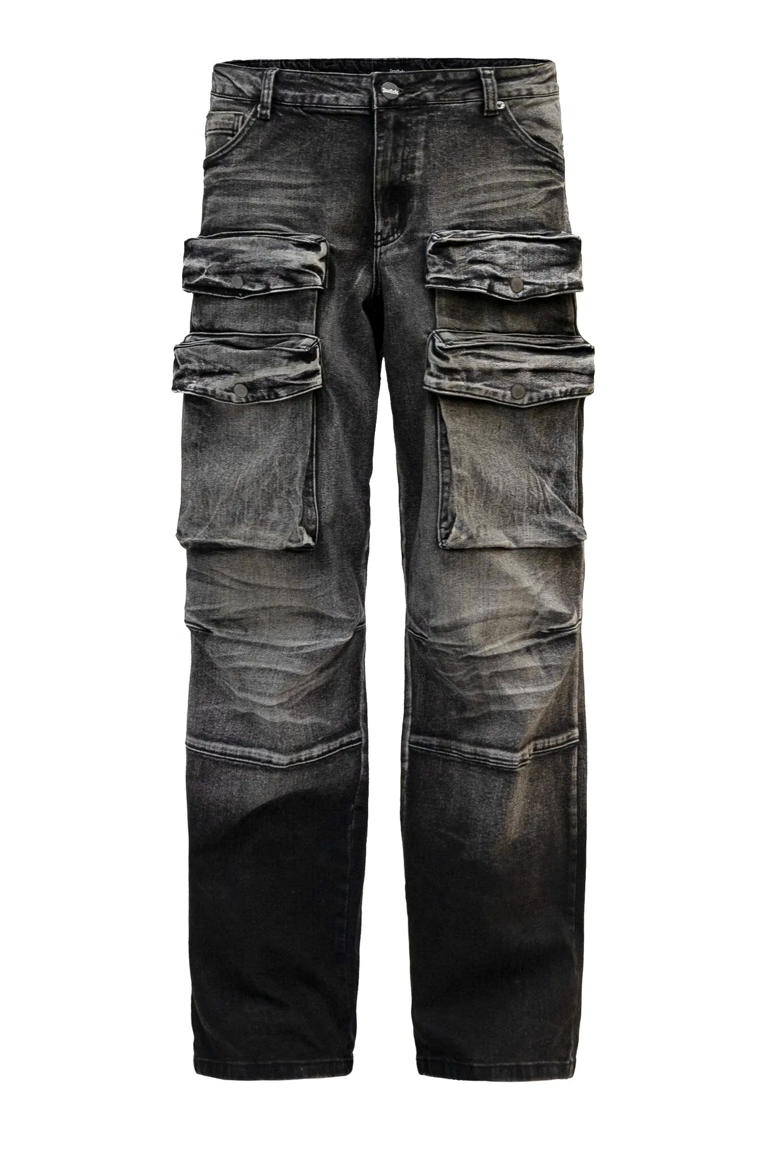 Men's 3D Pocket Cargo Baggy Denim Jeans