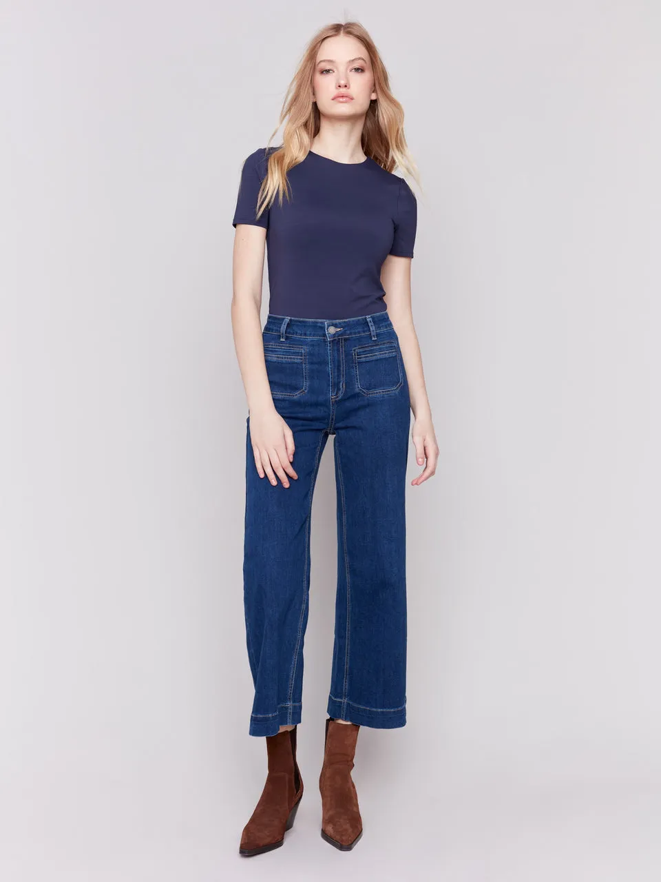 Patch Pocket Pant -Indigo