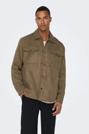 Penn Shirt Jacket - Cognac