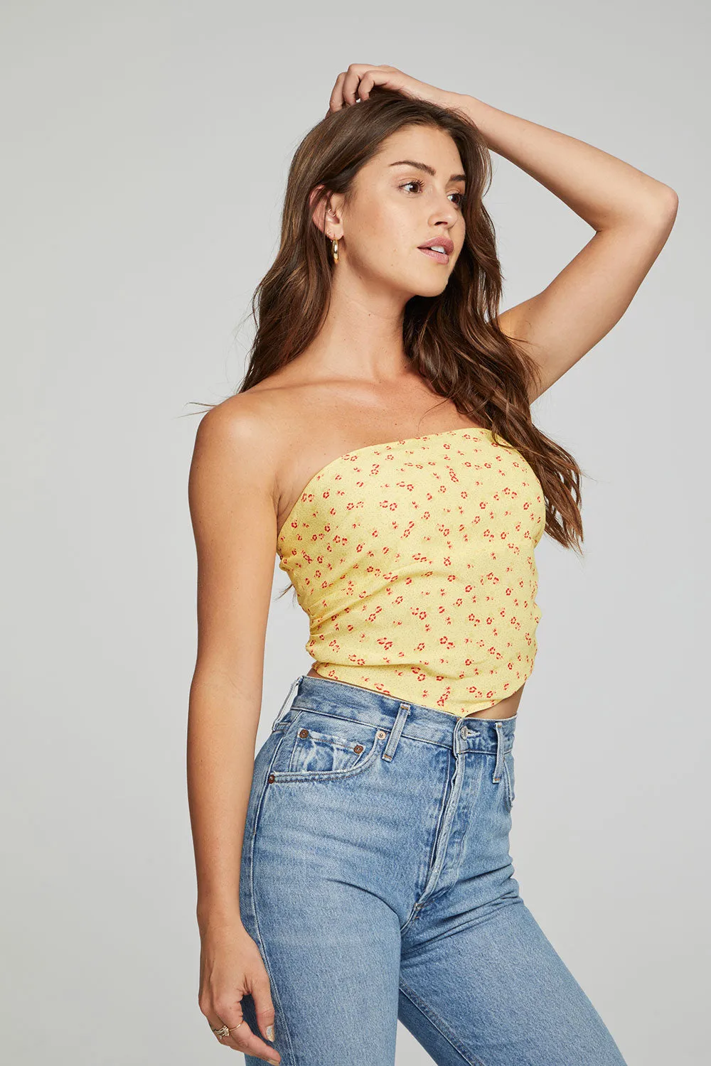 Pier Crop Top - Anise Flower