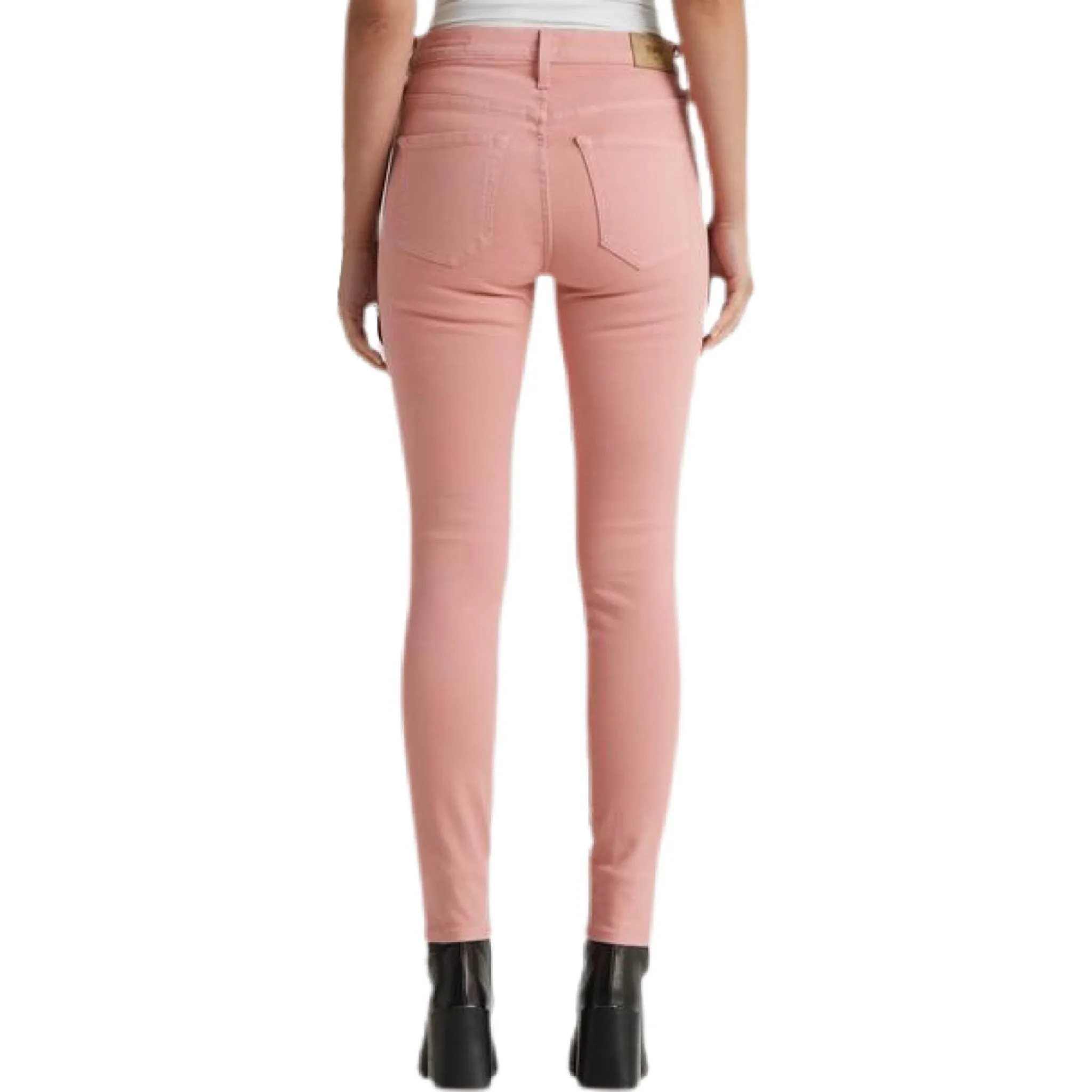 Pixie Mid Rise Skinny - Petal.