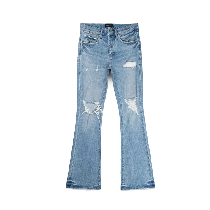 Ripped Flare Indigo Jeans (Indigo) - PP004RPFL224